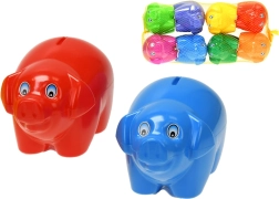 Sparschwein 17 cm – aus Kunststoff, 8 Farben