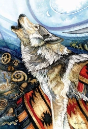 Puzzle Heulender Wolf 260 Teile