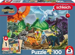 Puzzle Eldrador: Kampf um den Superkristall 100 Teile mit Figur