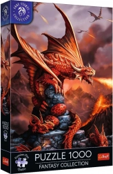 TREFL Puzzle Premium Plus Fantasy: Feuerdrache 1000 Teile