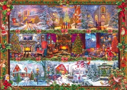 SCHMIDT Puzzle Weihnachtsgrüße 1000 Teile