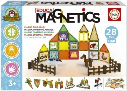 Magnetisches Konstruktionsset EDUCA Magnetics EKO Farm 28 Teile