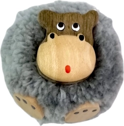 2Kids Toys Holzmagnet mit Pompon – Nilpferd