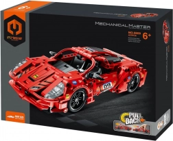 Bausatz eines Rennwagens mit Rückziehmotor, 437 Teile