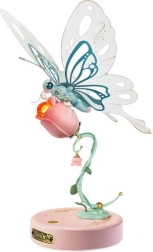 Mechanischer rosa Schmetterling RoboTime