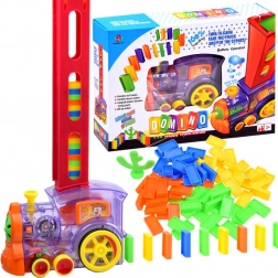 Domino-Zug mit Spender, 80 Teile