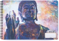Skizzenbuch A4 40 Blätter 190g Budha