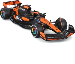 Bburago 1:24 McLaren MCL38 2024 Oscar Piastri in Schutzvitrine