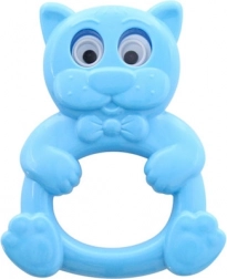 Rassel Kätzchen mit beweglichen Augen 11 cm