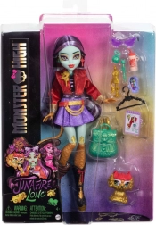 Monster High Puppe Jinafire Long mit Haustier