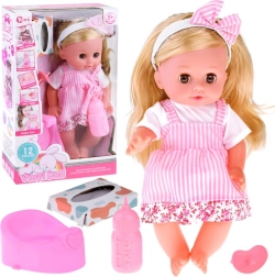 Interaktive Puppe mit langen Haaren