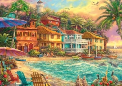Puzzle Leben auf der Insel 1000 Teile