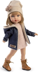 Guca Penelope realistische Puppe mit vollständig vinylbeschichtetem Körper, 34 cm