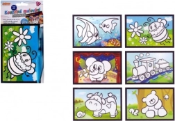 Magisches Malen mit Wasser – Set mit Bildkarte und Pinsel