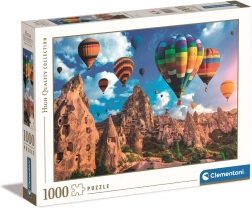 Puzzle 1000 Teile – Heißluftballons in Kappadokien CLEMENTONI