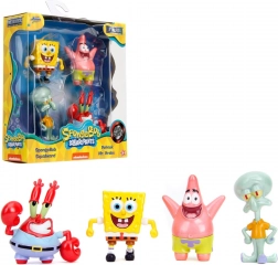 SpongeBob Set mit 4 metallenen Sammlerfiguren 5–7 cm