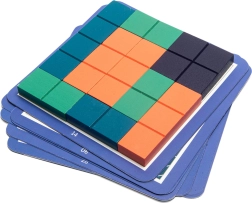 Logisches Puzzle Quadrat