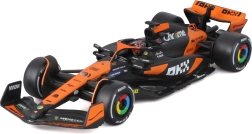 Bburago 1:43 Formula 1 McLaren MCL38 2024 Oscar Piastri Senna Edition in Vitrine