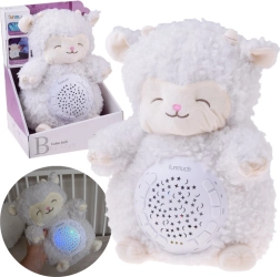 Sternenprojektor – weiches Schäfchen mit Schlafliedern und Klängen