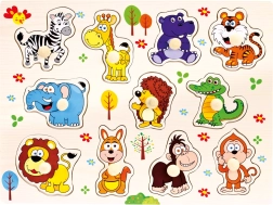 Bino Holzpuzzle Safari 11 Teile