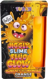 Tuban Jiggly Slime fluo orange, leuchtend im Dunkeln 430 g