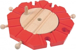 Vierspurige Drehscheibe