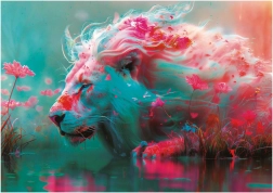 Puzzle Blumen König 1000 Teile