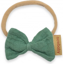 Musselin-Stirnband für Babys NEW BABY mint