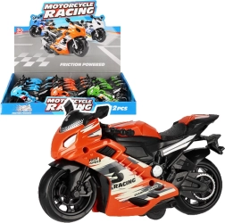 Bunte Rennmotorrad-Spielzeug für Kinder 14 cm