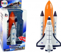 Kosmische Rakete und Metall-Shuttle mit Licht- und Soundeffekten AEROSPACE