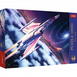 Trefl Puzzle Premium Plus Tea Time: Flug ins Weltall 1000 Teile