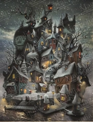 Puzzle Magnolia Insel Willoville 1000 Teile