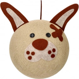 Kinder-Hängeleuchte Hund ZOO Cobo, handgefertigt in Italien