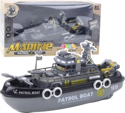 Patrouillenboot mit Licht und Sound