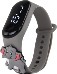 Touch-Uhr Grauer Elefant mit verstellbarem Armband