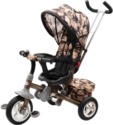 Kinder-Dreirad 3in1 mit drehbarem 360°-Sitz Baby Mix Typhoon, Army