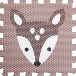 Minideckfloor Rehkitz – braun mit dunkelbraunem Rehkitz