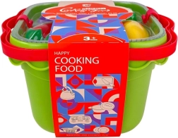 Korb mit Schneide-Obst und -Gemüse, Set für Kinder