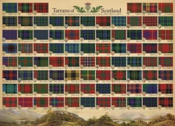 Puzzle Schottische Tartans 1000 Teile COBBLE HILL