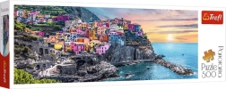 Panorama-Puzzle 500 Teile Vernazza bei Sonnenuntergang, Italien