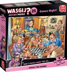 JUMBO Puzzle Wasgij Destiny: Spielabend 1000 Teile