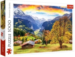Puzzle mit 1000 Teilen – malerisches alpines Dorf Trefl