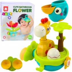 Buntes Badespielzeug - Giraffe