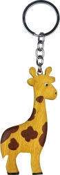 Hölzerner Schlüsselanhänger in Form einer Giraffe