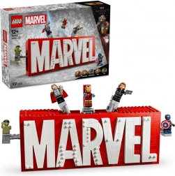 LEGO Marvel – MARVEL-Logo mit Minifiguren