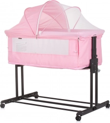 Kinderbett und Beistellbett 3-in-1 Chipolino Zen Flamingo