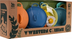 Kinder-Küchenset aus Bioplast – 12 Teile