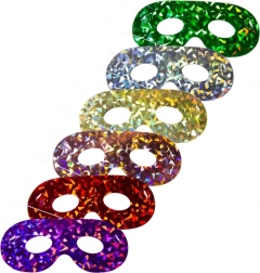 Bunte holografische Masken