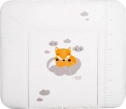 Weiche Wickelauflage NEW BABY Fuchs 85 × 70 cm weiß
