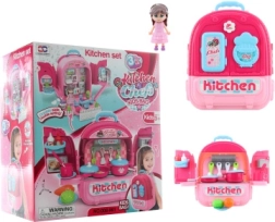 Geschirr im Rucksack für Kinder 3v1